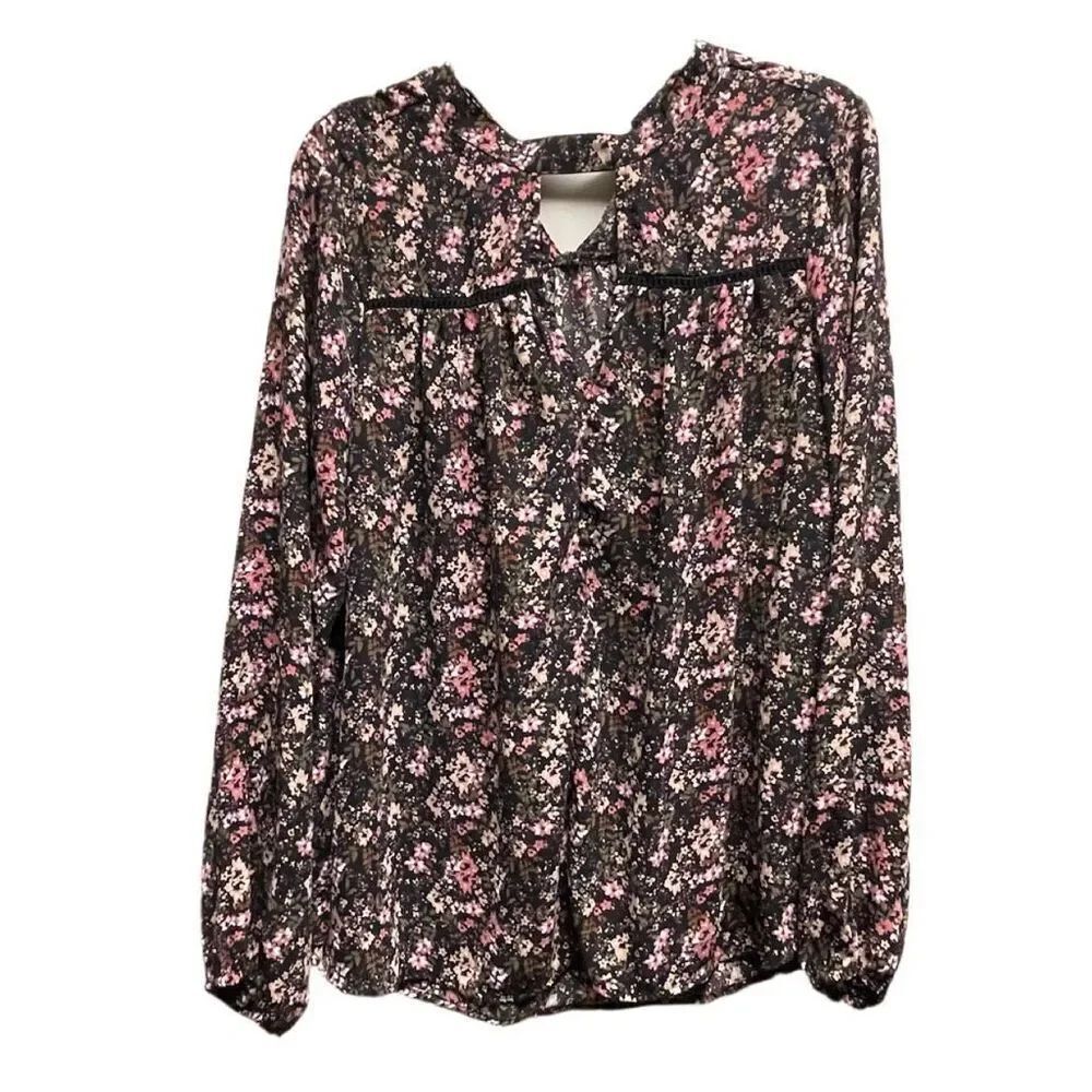 Sophie Rue size L floral peasant style blouse